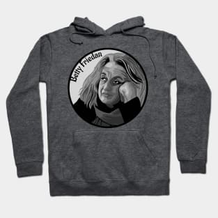 Betty Friedan Portrait Hoodie